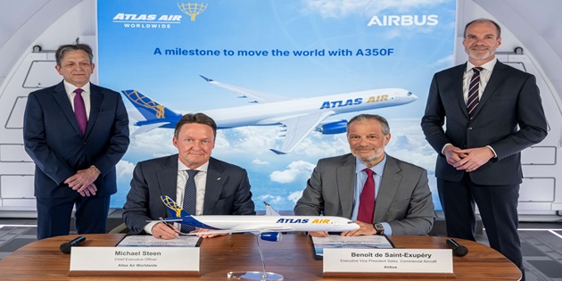 Atlas Air, 20 Adet  Airbus A350F Cargo Uçağı Sipariş Etti